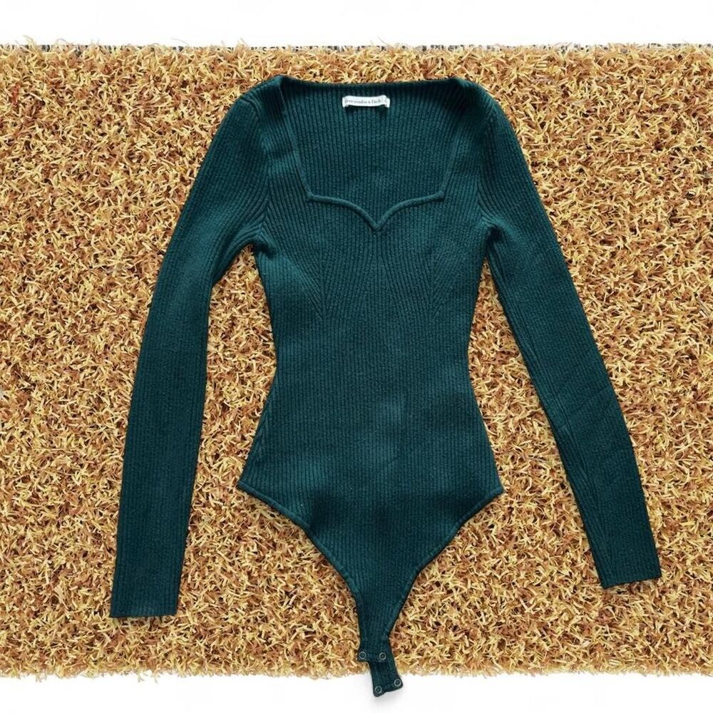 Abercrombie-fitch Women's Green Bodysuit